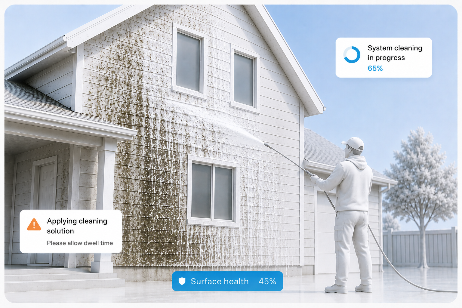 House Washing Low Pressure